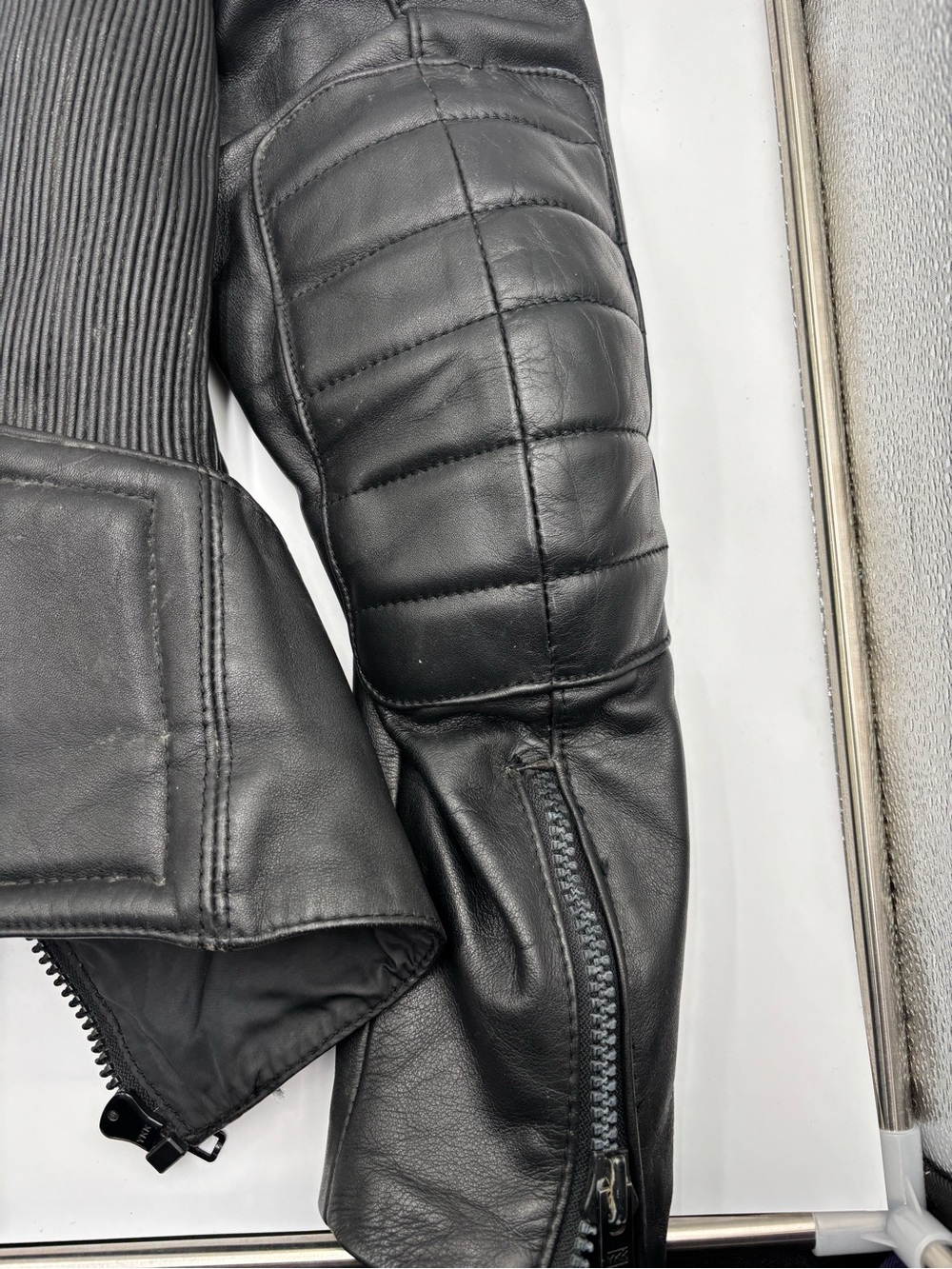 Hein Gericke Vintage Black Leather Motorcycle Mens Jacket - with liner SZ 40 - Picture 10 of 15